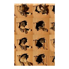 Carton, Brown Shower Curtain 48  X 72  (small) 