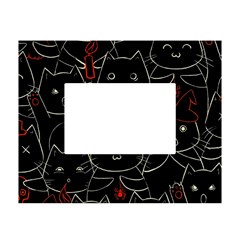 Catty White Tabletop Photo Frame 4 x6 