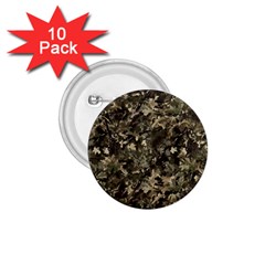 Camouflage Army Survival Uniform 1 75  Buttons (10 Pack)