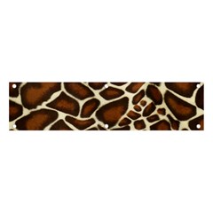 Giraffe Texture, Macro Banner And Sign 4  X 1 