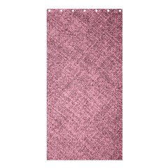 Pink Fabric Texture, Knitted Pink Texture, Shower Curtain 36  X 72  (stall) 