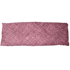 Pink Fabric Texture, Knitted Pink Texture, Body Pillow Case Dakimakura (two Sides)