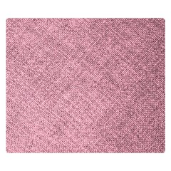 Pink Fabric Texture, Knitted Pink Texture, Two Sides Premium Plush Fleece Blanket (kids Size)