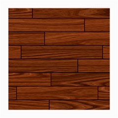 Seamless Wooden Planks Brown Wooden Background Medium Glasses Cloth (2 Sides)