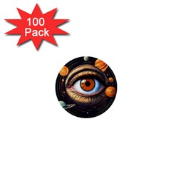 Eye Of The Universe (ai) 1  Mini Buttons (100 Pack) 