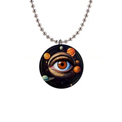 Eye Of The Universe (ai) 1  Button Necklace