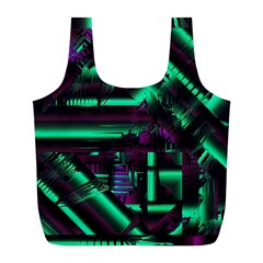 Beamed Full Print Recycle Bag (l) by MRNStudios