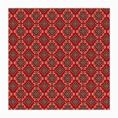 Illustrations Ajrak Abstract Design Pattern Medium Glasses Cloth (2 Sides)