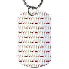 Wine Glass Pattern Dog Tag (two Sides)