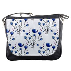 Flowers Seamless Pattern Victorian Messenger Bag