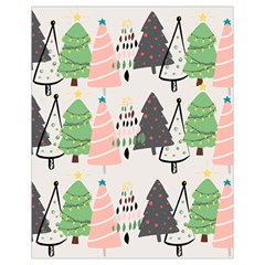 Christmas Trees Icons Drawstring Bag (small)