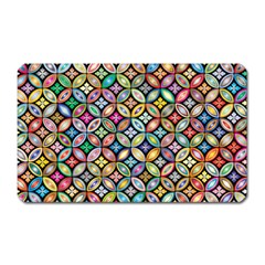 Floral Flowers Decorative Magnet (rectangular)