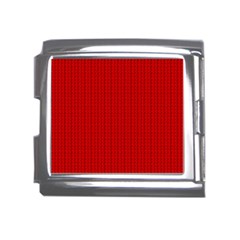 Ed Lego Texture Macro, Red Dots Background, Lego Mega Link Italian Charm (18mm) by kyorashop23