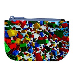 Falling Lego Bricks, Desenho Large Coin Purse