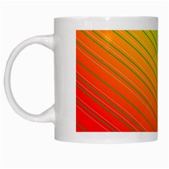 Orange Green Gradient Hunter White Mug