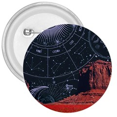 Astrology Surreal Surrealism Trippy Visual Art 3  Buttons