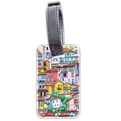 Menton Old Town France Luggage Tag (two Sides)