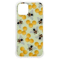 Bees Pattern Honey Bee Bug Honeycomb Honey Beehive Iphone 12/12 Pro Tpu Uv Print Case