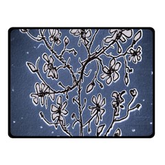 Nature Charm Drawing  Fleece Blanket (small)