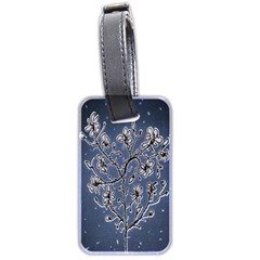 Nature Charm Drawing  Luggage Tag (two Sides) by dflcprintsclothing