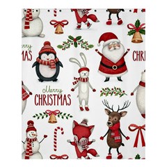 Christmas Characters Pattern, Xmas Backgrounds Shower Curtain 60  X 72  (medium) 