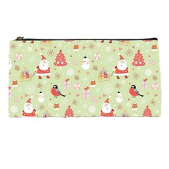 Christmas Pattern, Christmas Tree, Santa Pencil Case by kyorashop23