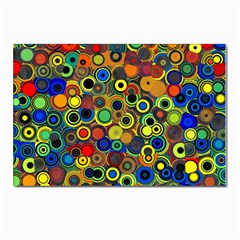 Circles, Colorful Postcards 5  X 7  (pkg Of 10)