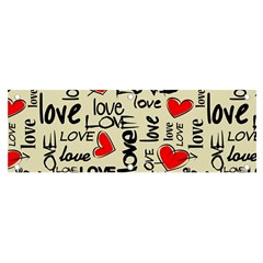 Love Abstract Background Love Textures Banner And Sign 6  X 2 