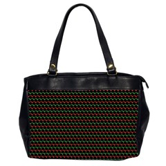 Geometric Abstract Pattern Line Oversize Office Handbag (2 Sides)