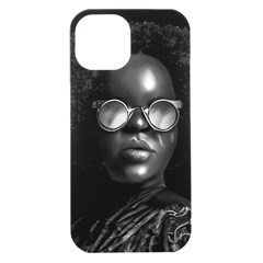 Cool Afro Beauty Portrait Illustration (ai+human) Iphone 15 Plus Black Uv Print Pc Hardshell Case by dflcprintsclothing