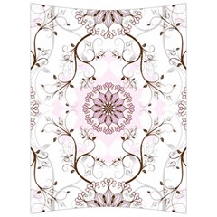 Floral Flora Flower Seamless Pattern Back Support Cushion