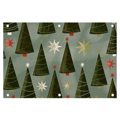 Christmas Trees Pattern Banner And Sign 6  X 4 