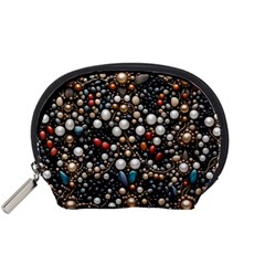 Pearls And Stones Accessory Pouch (small)