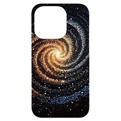 Galaxy Background Star Iphone 14 Pro Black Uv Print Case