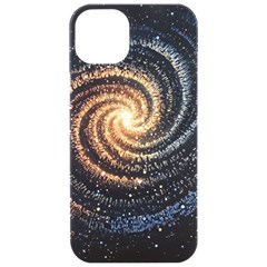 Galaxy Background Star Iphone 15 Pro Black Uv Print Pc Hardshell Case