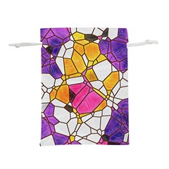 Architecture Glass Abstract Pattern Lightweight Drawstring Pouch (l)