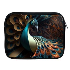 Colorful Peacock Bird Feathers Apple Ipad 2/3/4 Zipper Cases