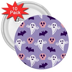 Boo Crew Halloween Season 3  Buttons (10 Pack) 