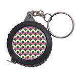 Green Yellow Pattern Measuring Tape Front