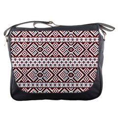 Illustration Of Ukrainian Folk Seamless Pattern Ornament Messenger Bag