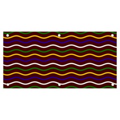 Multicolor Wave Pattern Banner And Sign 6  X 3 