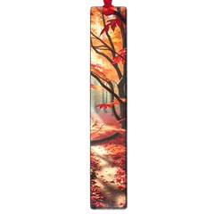 Forest Path Red Nature Large Book Marks