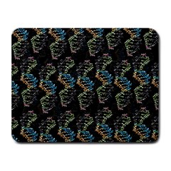 Multicolored Dna Strand Art Small Mousepad by ExtraGoodSauce