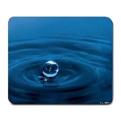 Water Drop Large Mousepad by knknjkknjdd